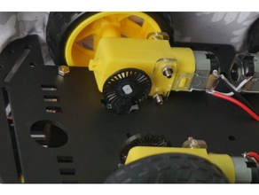 rotary encoder wheel - 30 ticks robotics 30tick arduino geared motor optical raspberry robot 3d print model - Mito3D