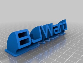 bj ward office kundengebundene 3d print model - Mito3D