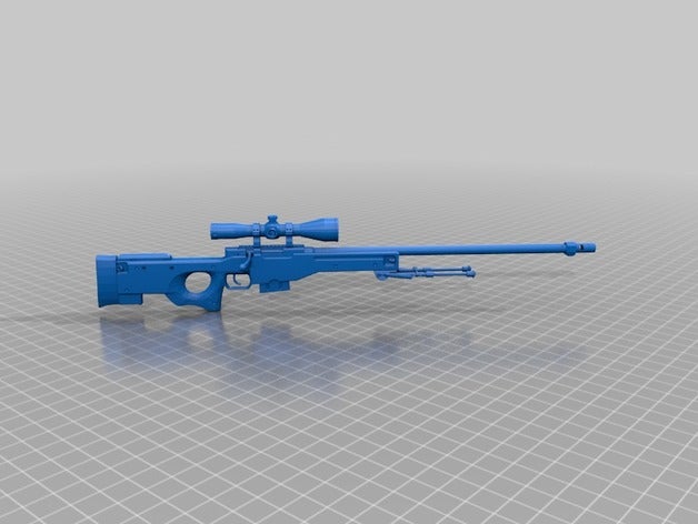 csgo awp La impresión en 3d 3D print model - Mito3D