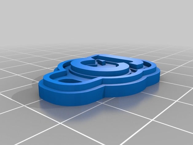 cj Schlüsselanhänger kundengebundene 3D print model - Mito3D