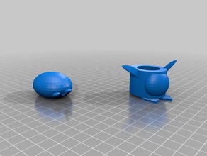 hydro pingouin flacon jouets & accessoires de jeux 3d print model - Mito3D