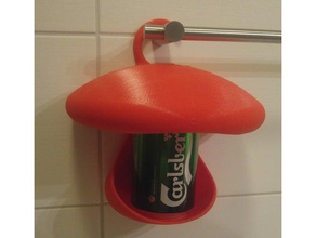 shower beer cover bathroom can holder 3d print model - Mito3D
