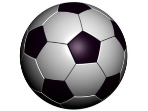 bola gadgets 2 cor extrusoras futebol 3d print model - Mito3D