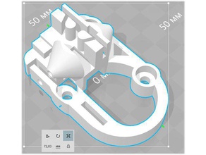 general de la polea reforzado peso ligero kossel delta Las impresoras 3d 3d print model - Mito3D