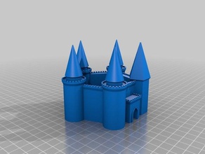 özelleştirilmiş Ortaçağ kale jeneratör binalar ve yapılar 3d print model - Mito3D