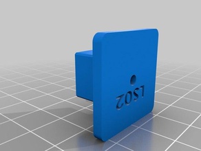 locking socket 1 2 3 8 tool holders & boxes sockets rail holder 3d print model - Mito3D