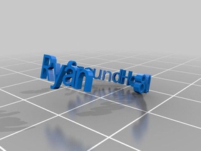 ryans customized inscription ring rings 3d print model - Mito3D