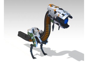 watcher horizon zero dawn video games guerrilla machine mecha robot 3d print model - Mito3D