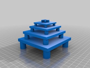 pi temple L'impression 3d madewithtinkercad 3d print model - Mito3D