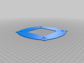 fan adapter computer 3d print model - Mito3D