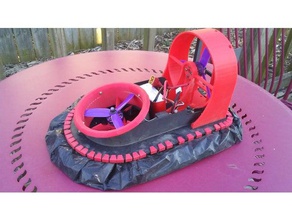 brushless r c hovercraft racing veículos 3d print model - Mito3D
