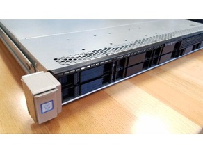 la bahía de unidad inserción equipo el adaptador disco duro hewlett packard inserte servidor 3d print model - Mito3D