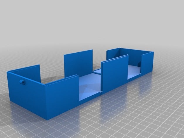 mtg comandante caixa de trava recipientes personalizado 3D print model - Mito3D