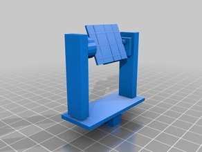 solar tracker v1 A impressão 3d 3d print model - Mito3D
