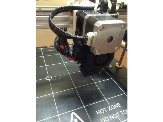 folgertech ft-5 x carriage adapter prusa i3 mk2 extruder 3d printer parts ft5 3D print model - Mito3D