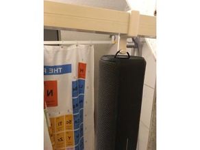 ue boom shower mount bathroom accessories hook 2 3d print model - Mito3D