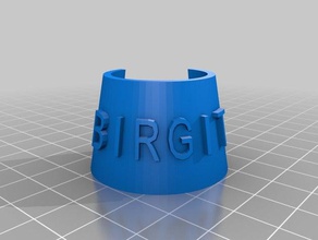 birgit bottle tag food & drink customized 3d print model - Mito3D