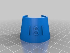 isi bottle tag food & drink customized 3d print model - Mito3D