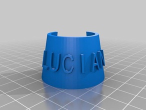 lucian bottle tag food & drink customized 3d print model - Mito3D