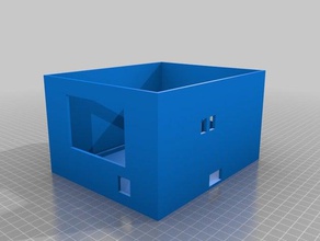 ramps 14 & raspberry pi zero case 3d printer parts octoprint ramps14 box 3d print model - Mito3D