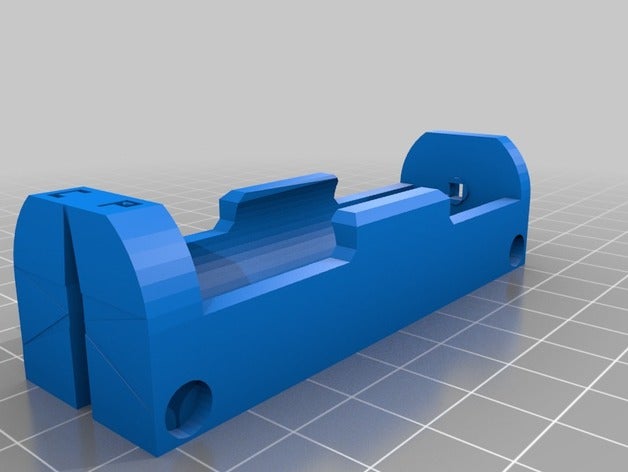 18650 semplice titolare La stampa 3d batteria 3D print model - Mito3D
