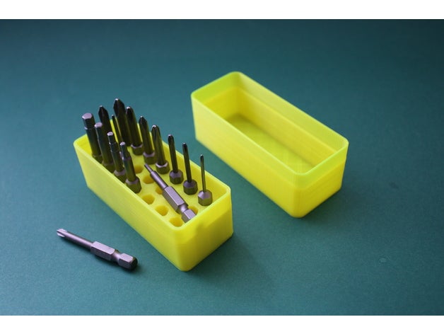 bit-box 50 mm lange bits tools 3D print model - Mito3D