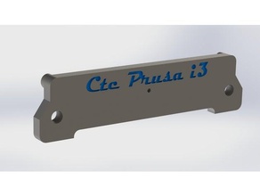 ctc prusa i3 Bett Endplatte 3d-Drucker Teile 3d print model - Mito3D