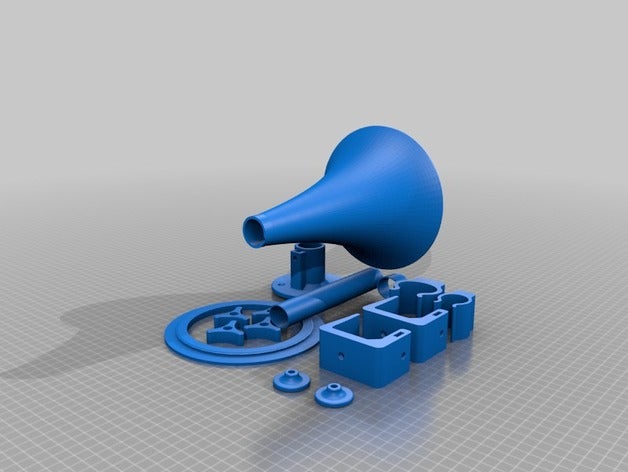 tuu - de 5 a 8 ghz 20 rf chifre A impressão 3d 6 7 horn 3D print model - Mito3D