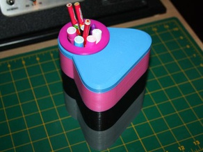 pencil holder case learning education gadget gadgets box cup school 3d print model - Mito3D