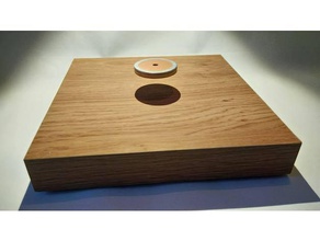 magnetic levitation device 3d-drucken Kunst design magnet stand 3d print model - Mito3D
