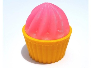 cupcake food & drink 3d print model - Mito3D