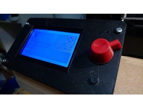 prusa style knob anet grapical display enclosure 3d printer accessories 3d print model - Mito3D