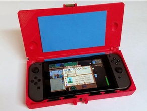 switchbox v5 - menteşeli video oyunları nintendo geçin harfe çevir 3d print model - Mito3D