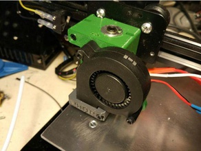 hotend clamp e3d v6 3d printer parts tronxy x1 x3 3d print model - Mito3D