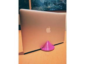 macbook stand office 3d print model - Mito3D
