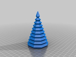 il mio personalizzato albero di natale arredamento su misura 3d print model - Mito3D