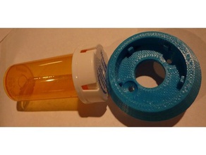 la bouteille de pilule clé ménage 3d print model - Mito3D