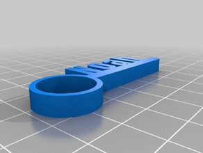 noah nametag keychains customized 3d print model - Mito3D