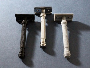 çift kenar güvenlik jilet banyo sakal bıçak tek kullanımlık tımar tıraş makinesi 3d print model - Mito3D