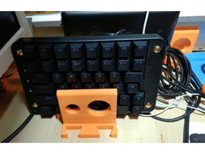 connectable clavier titulaire bureau de la connexion planche à découper cuisine 3d print model - Mito3D