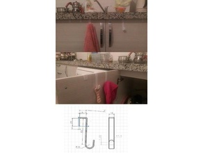 cabinet hanger household 3d print model - Mito3D
