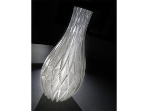 ghiacciolo - spirale vaso arredamento di natale la decorazione facile easy print a il 3d print model - Mito3D
