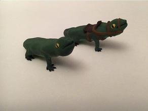 gigante montando lagartos brinquedos & games dnd prop masmorras e dragões lagarto miniatura de 28mm monstros pathfinder rpg 3d print model - Mito3D