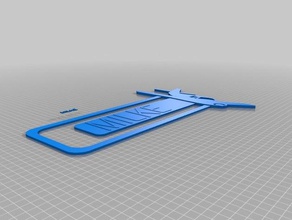 marcador livro - A impressão 3d 3d print model - Mito3D