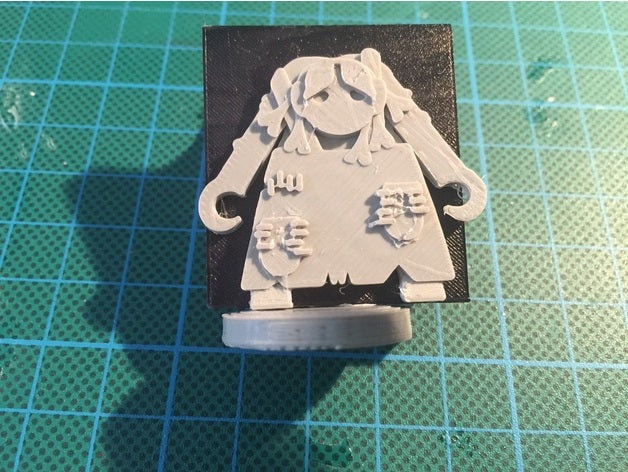 yıl yy büyük 28chibi yaratıklar dnd dungeons dragons flatminis minyatür ogre 3D print model - Mito3D