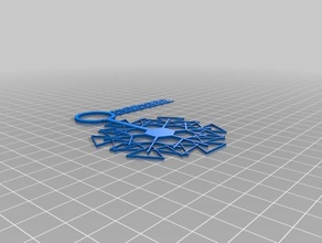 snowflace süsleme 01 dekor özelleştirilmiş 3d print model - Mito3D