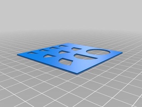 montessori cerchio frazione stencil per la matematica 3d print model - Mito3D