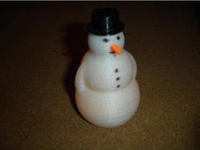 tealight snowman models 3d print model - Mito3D