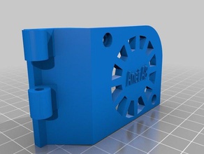 a8 40mm extruder access gate part2 3d printing 3d print model - Mito3D