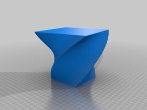 square vase decor customized 3d print model - Mito3D